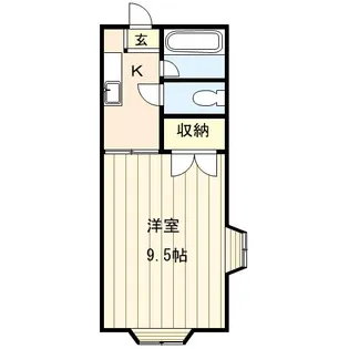 ホワイトコート・ジュン【2階】の間取り