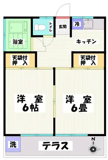 美幸荘【1階】の間取り