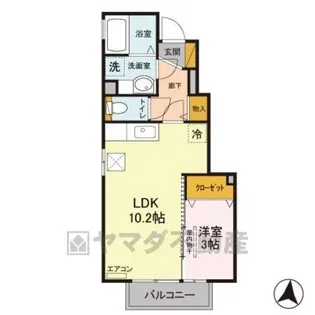 アーバンライフ・コート 2【1階】の間取り