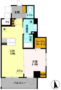 ソレイユガーデン【4階】の間取り