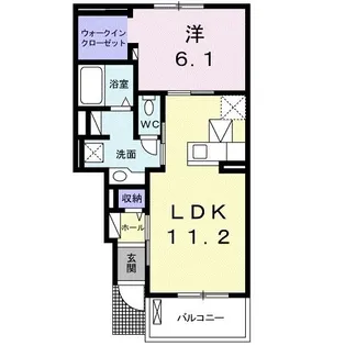 NorthIsland K【1階】の間取り
