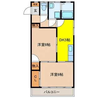 サンプレイス【1階】の間取り