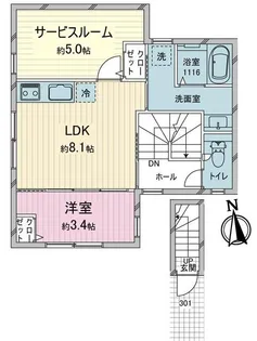 アート・フル東村山サクセス【3階】の間取り