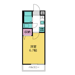シオンハイツII【1階】の間取り
