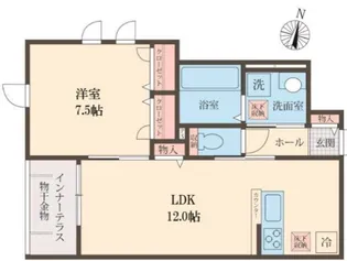 東京都杉並区方南1【アパート】の間取り
