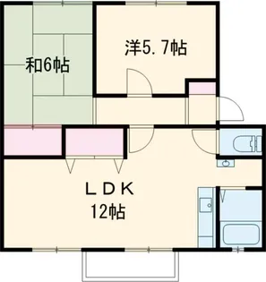 JAサンビレッジ末広A【2階】の間取り
