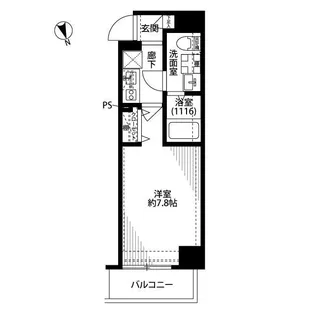 埼玉県川口市西川口1【マンション】の間取り