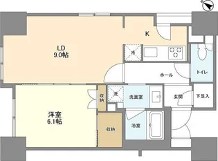 LaSante五反田【11階】の間取り