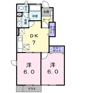 ウィル21【1階】の間取り