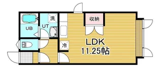 メゾン・ド・シャンブル【2階】の間取り