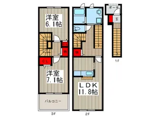 グレース弐番館の間取り