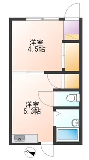 二光荘【1階】の間取り