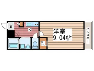 K24【3階】の間取り