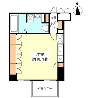 グランカーサ新宿御苑【4階】の間取り