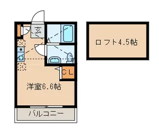 クレールブランシェ西寺尾【1階】の間取り