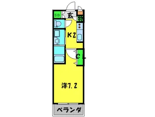 カスタリア堺筋本町の間取り