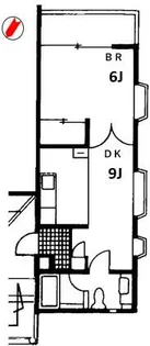 三鷹台クレッセントハウス ウエスト【2階】の間取り