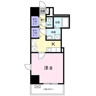 スカイネッツ百合丘【6階】の間取り