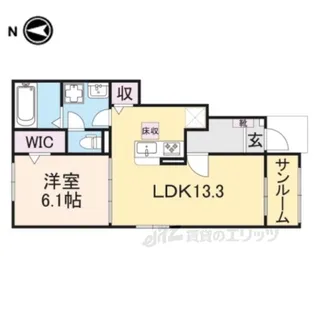 パークヴィラ【1階】の間取り
