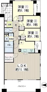 ナイスステージ栗平ガーデンズ【4階】の間取り