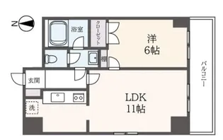 アセントマウンテン容湖【4階】の間取り