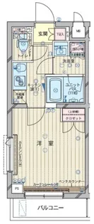 ルーブル武蔵中原弐番館【2階】の間取り
