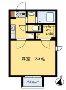 メゾン・ド・ベリエール【2階】の間取り