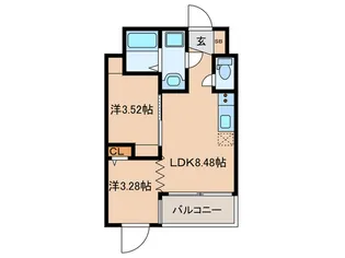 THE GRAND WIN【3階】の間取り