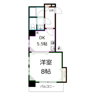 メゾンポメル小川【2階】の間取り