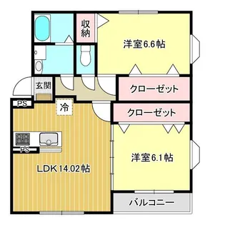 ベッラ・ビスタ【2階】の間取り