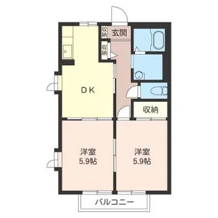 パストラルハイム3【2階】の間取り