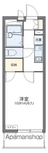 レオパレスRurina【3階】の間取り