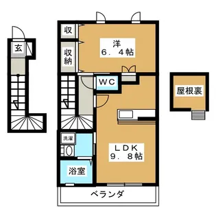 Urban Village【2階】の間取り