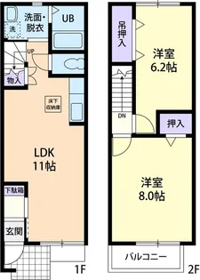 Peach Heartの間取り