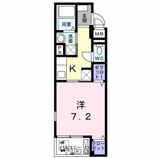 カーサ・カメリア【4階】の間取り