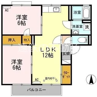 セジュールI【2階】の間取り