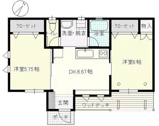 穂高A棟【1階】の間取り