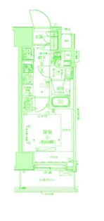 メインステージ横濱関内【4階】の間取り