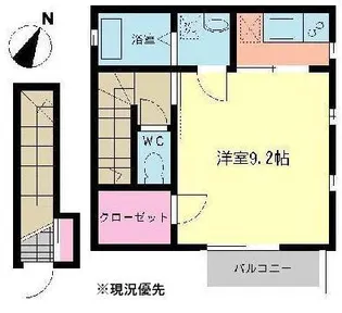 ハックベリーJ【2階】の間取り