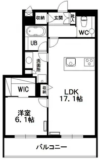 ヒルズレジデンシャルS12【2階】の間取り