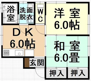 シャトレ―サワイA棟【2階】の間取り