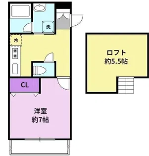 Aレガート久留米大学前【2階】の間取り