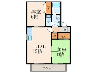アザレアMI【2階】の間取り