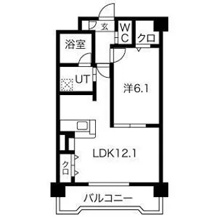 パルティール【3階】の間取り