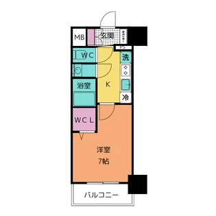 エスリード金山ル・グラン【13階】の間取り