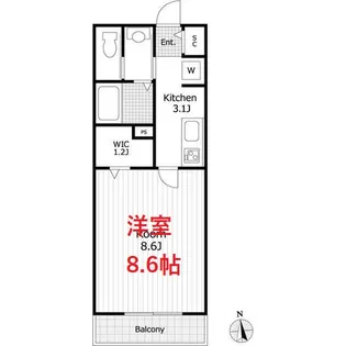 カーサ ベルーデ【1階】の間取り