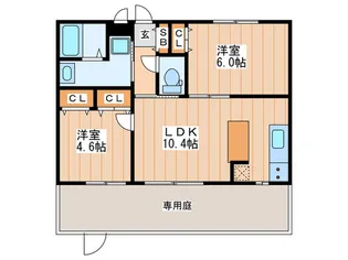 Regalia【1階】の間取り