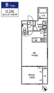 GRAN PASEO三宿II【4階】の間取り