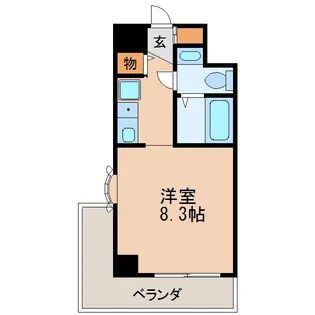 アーバンフラッツ新栄【11階】の間取り