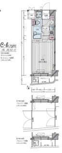 リヴシティ平和島の間取り